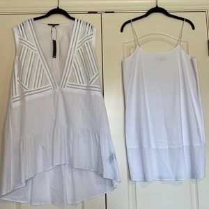 Tibi White 2 Pieces Dress!